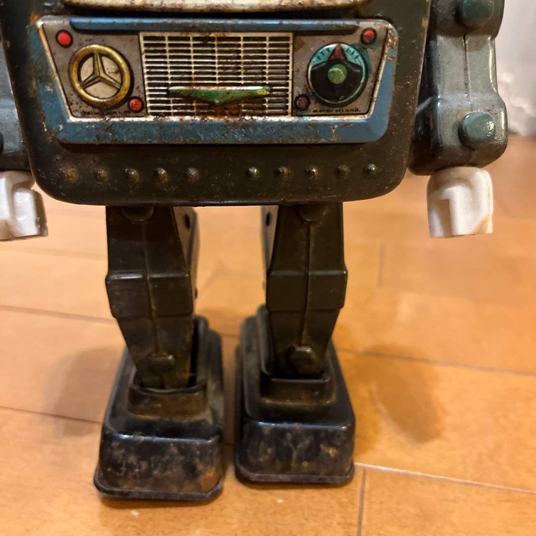レトロ ロボットおもちゃ アンテナ付き