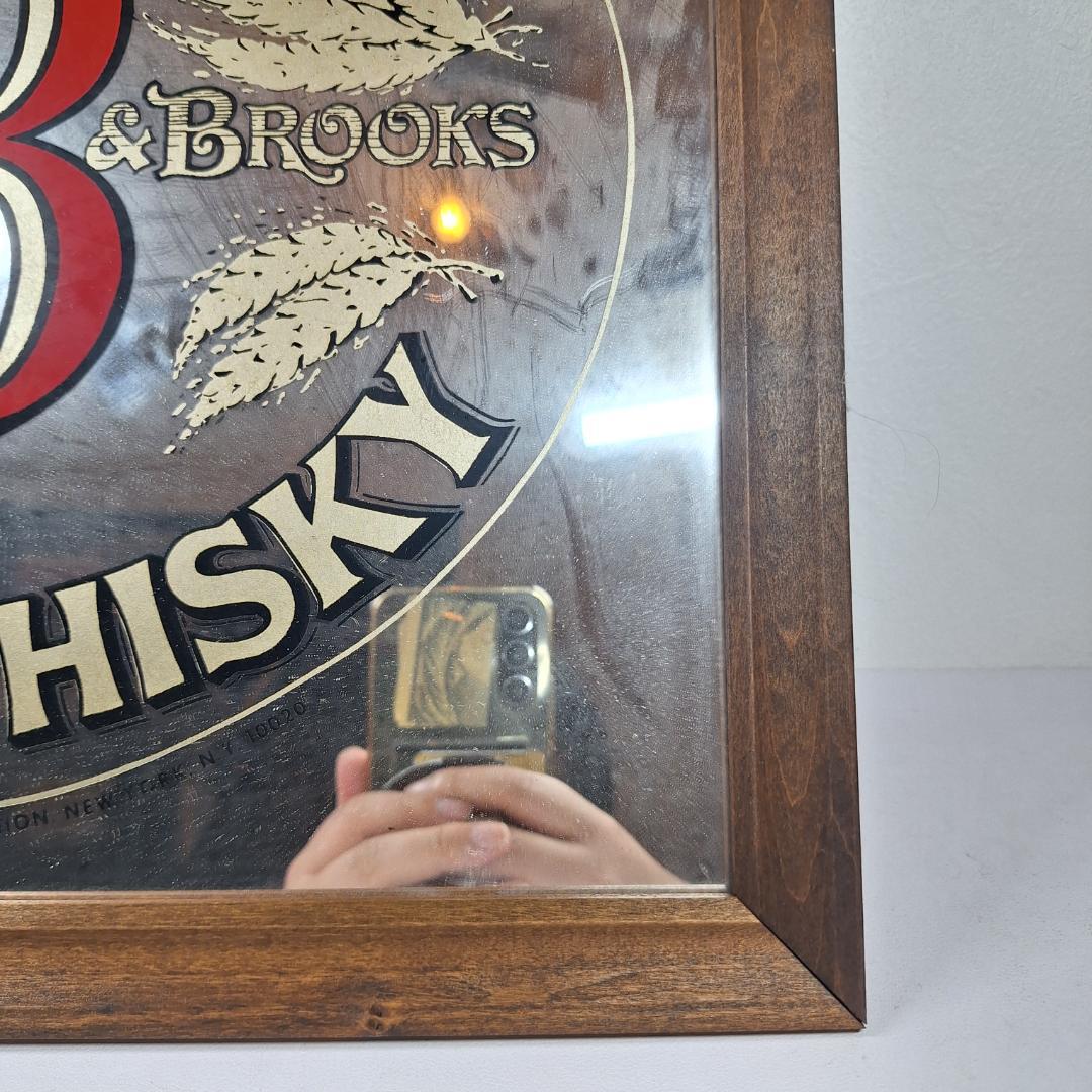 パブミラーインテリアヴィンテージJ＆Bウイスキースコッチ非売品