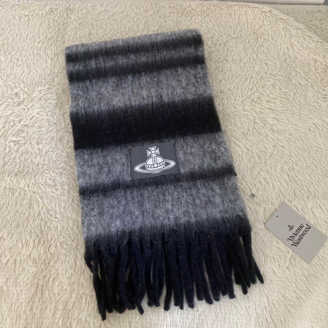 Vivienne Westwood フリンジマフラー - メルカリ
