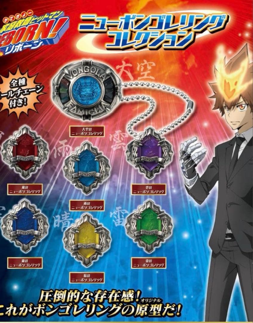 家庭教師ヒットマンREBORN！ニューボンゴレリングコンプリート
