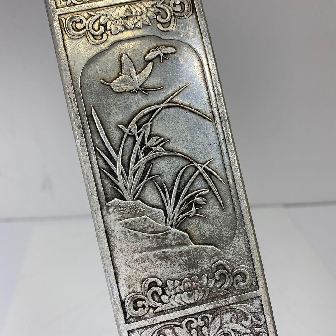 中国美術 足銀 文鎮3点C 514g 東さ7-0219①