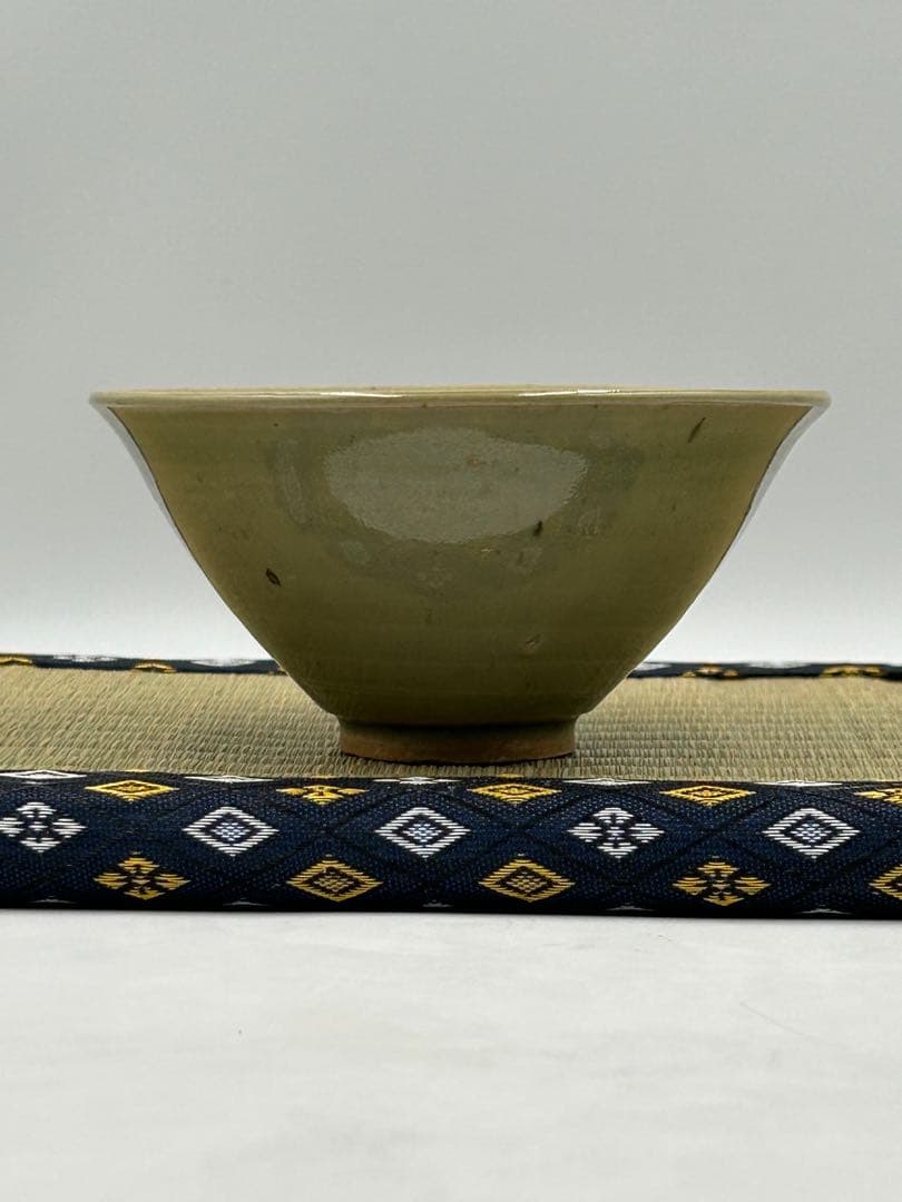 ☆0052宋時代 耀州窯 青磁 斗笠碗 ☆天目茶碗 茶道具 茶器 唐物天目