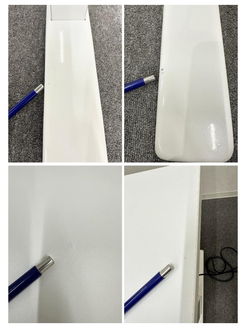 FLEXISPOT■電動式昇降デスク　幅140cm　高さ調節　パソコン　ホワイト