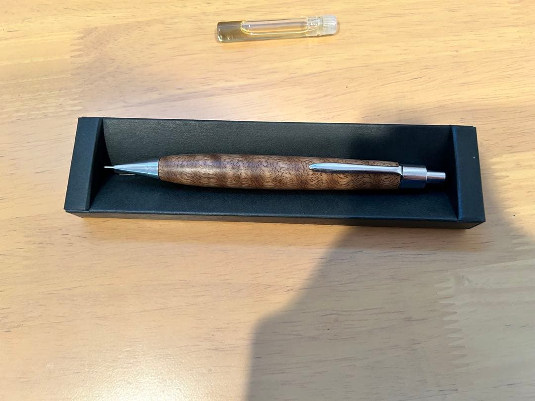 クラフトエー シャープペンシル 柿 オイル付き craftA 黒柿 シャーペン