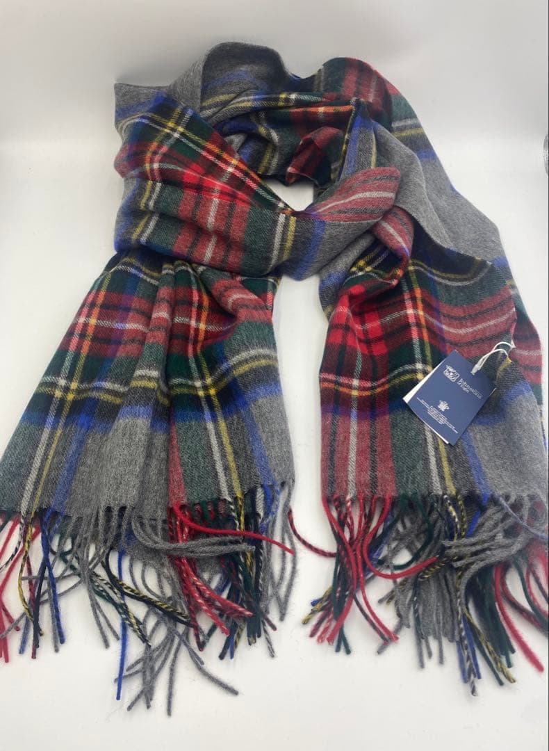 JOHNSTONS ジョンストンズ 大判チェックストール グレースチュワート