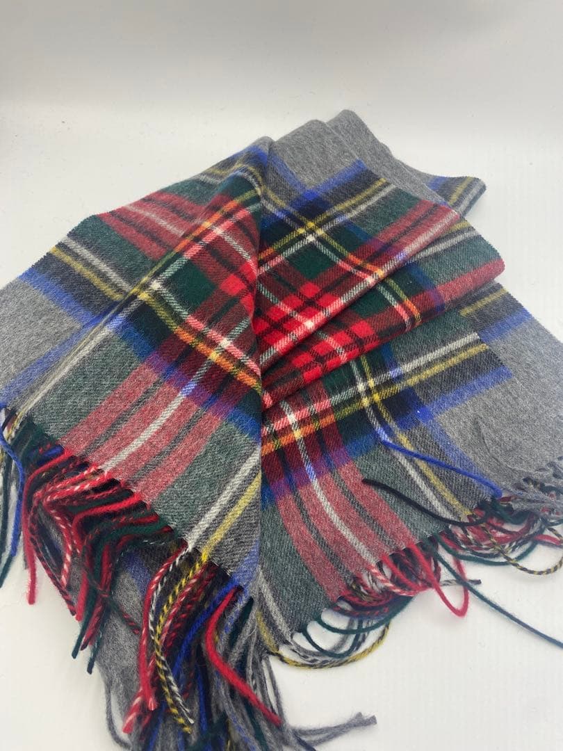 JOHNSTONS ジョンストンズ 大判チェックストール グレースチュワート