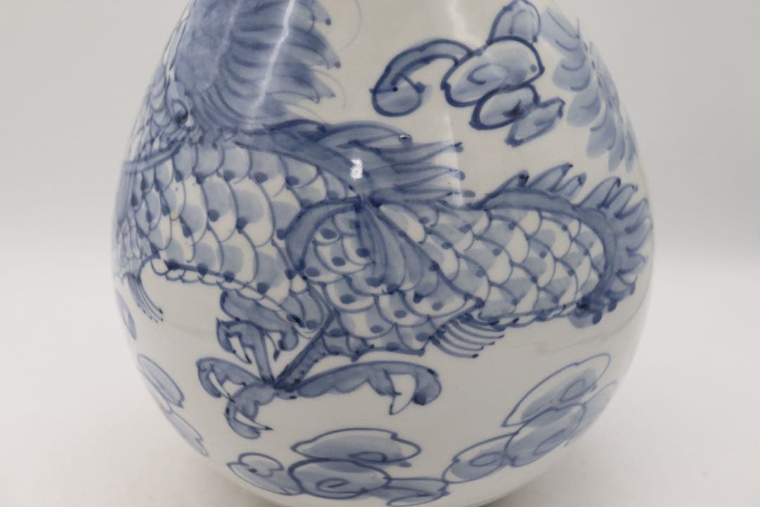 李朝 染付 龍紋大瓶 送料込み250506 - メルカリ