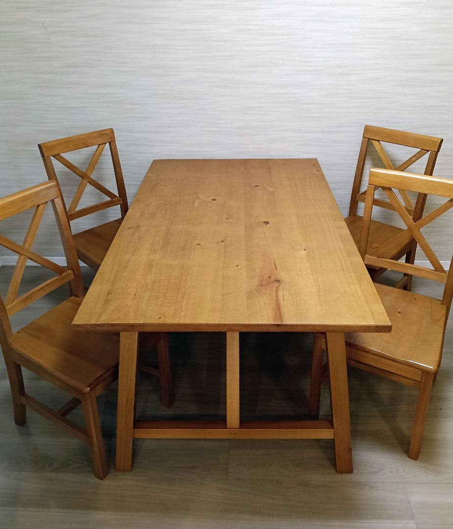 NITORI ダイニングセット カーシーLBR 天然木 クラシックス d2552