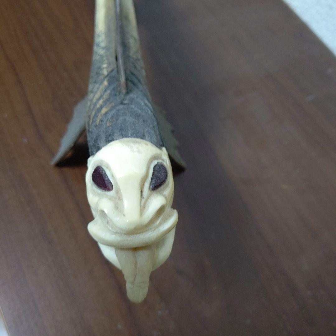 珍品 鯨骨 鯨の骨や髭などで作られた彫刻 インテリア オブジェクト クジラ