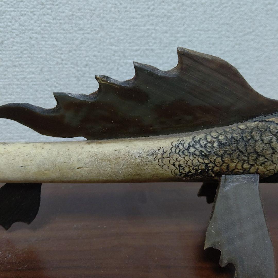 珍品 鯨骨 鯨の骨や髭などで作られた彫刻 インテリア オブジェクト クジラ