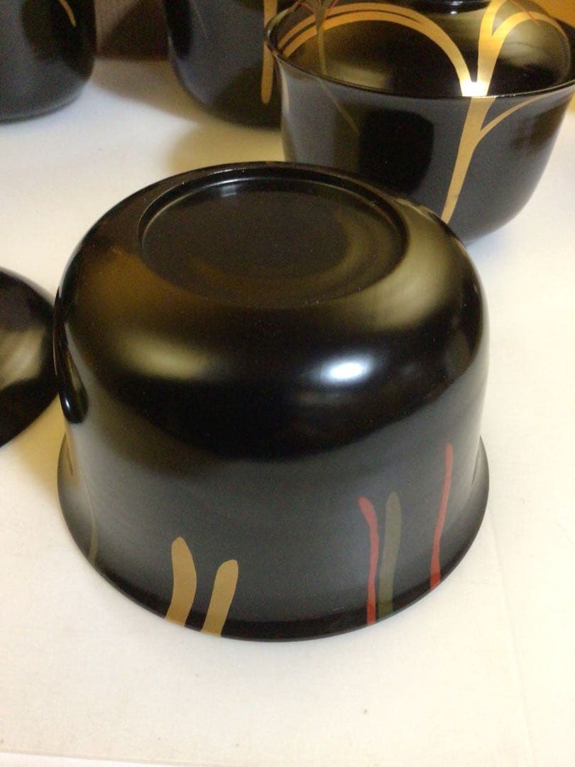 可愛い形のお椀５客セット 共箱付き