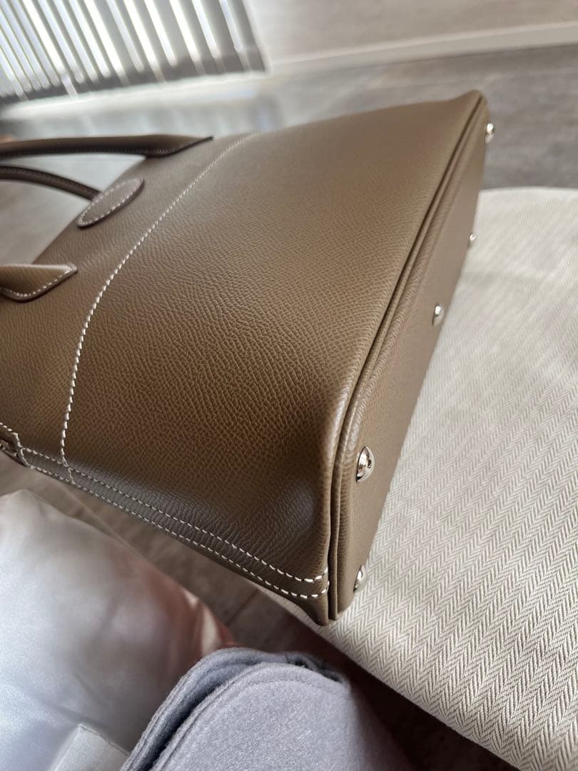 エルメス　ボリード27 ボリードミニ　エトゥープ　マカロンボリード