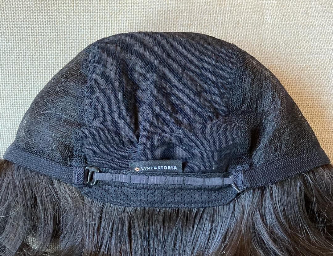 リネアストリア　人毛MIX「天使のブリティッシュショート」M　ブラック