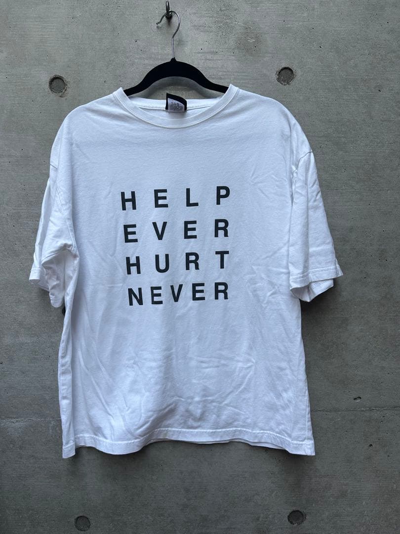 藤井風 HELP EVER HURT NEVER HEHN顔Tシャツ L 藤井風 help ever hurt