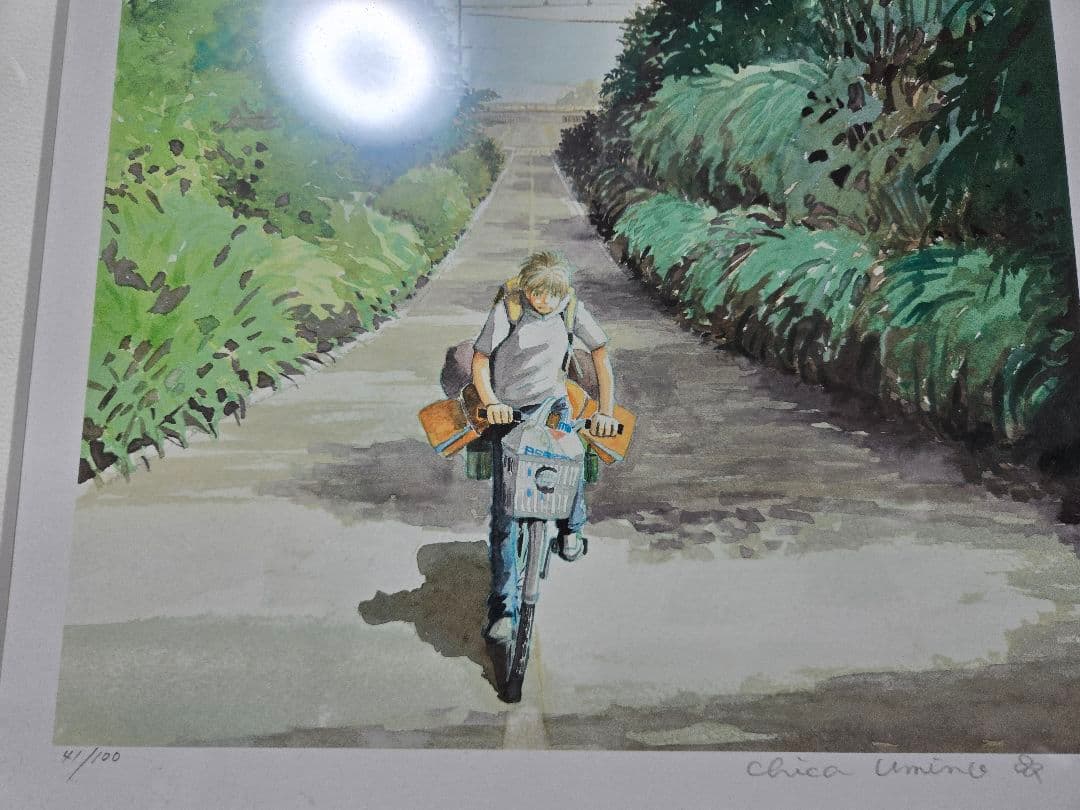 羽海野チカ直筆サイン＆シリアルナンバー入り「ハチミツとクローバー