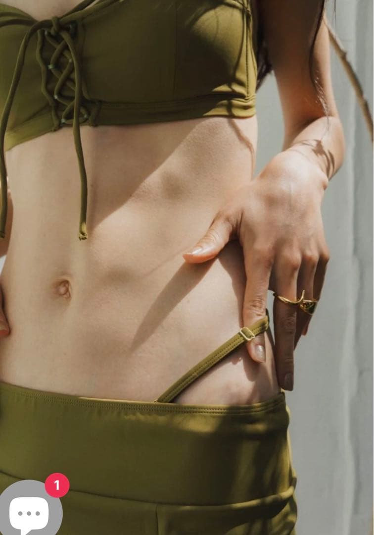 Knuth Marf｜slit skirt swim wear