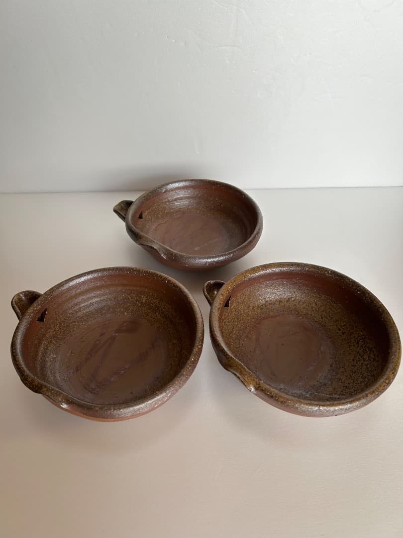 備前片口向付け６客セット (中村六郎 作)