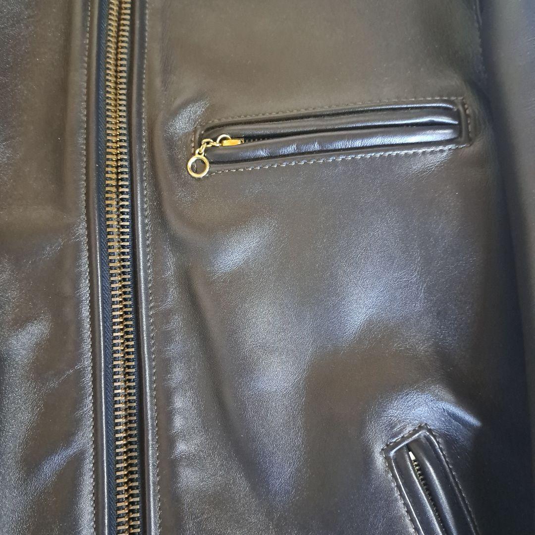 VANSON B シングルライダース オクタゴン 36 ダークブラウン バンソン