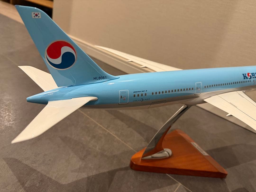 飛行機模型 B787-9 KOREAN AIR（大韓航空） 1/100