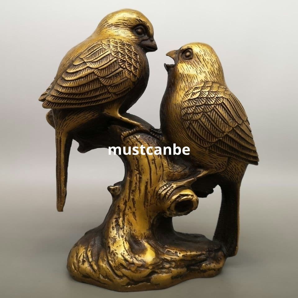 銅 双喜臨門 客間 茶室 書斎 装飾品 工芸品 置物