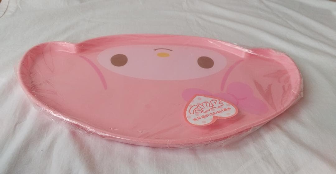 マイメロディ　おぼん　トレイ　フェイス型