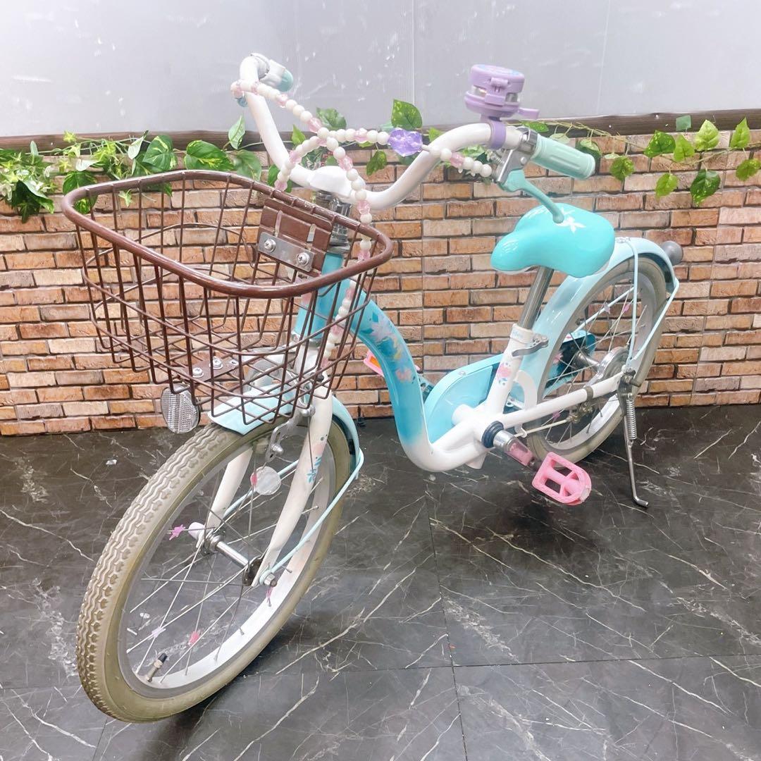 54】子供用自転車 子供車 ariel グリーン 18インチ シングル