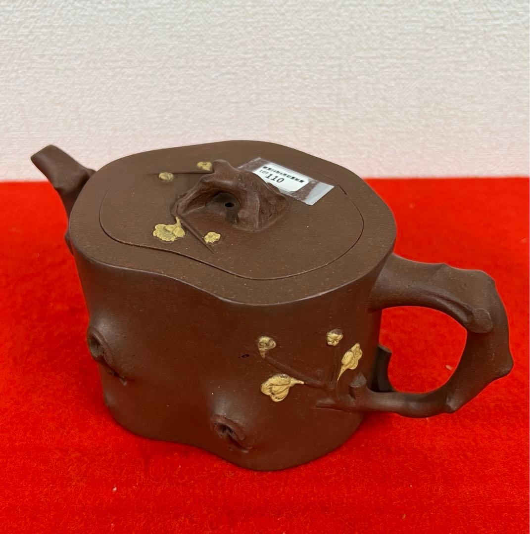 急須 呉亮屏梅椿紫砂茶壺 【呉亮屏】在銘