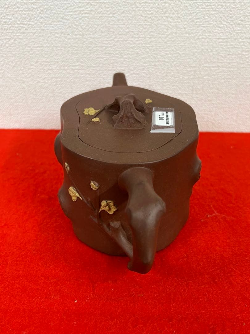 急須 呉亮屏梅椿紫砂茶壺 【呉亮屏】在銘