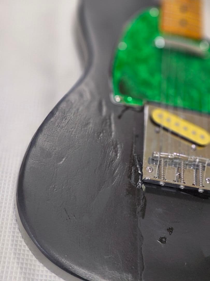 塗装ムラあり用 Blas テレキャスター塗装 村 ありブラック