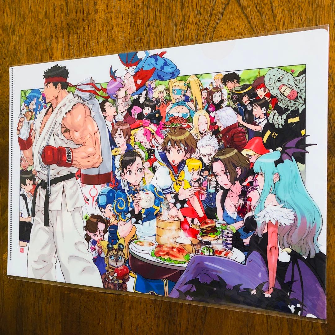 ストリートファイター 西村キヌ 描き下ろし クリアファイル CAPCOM
