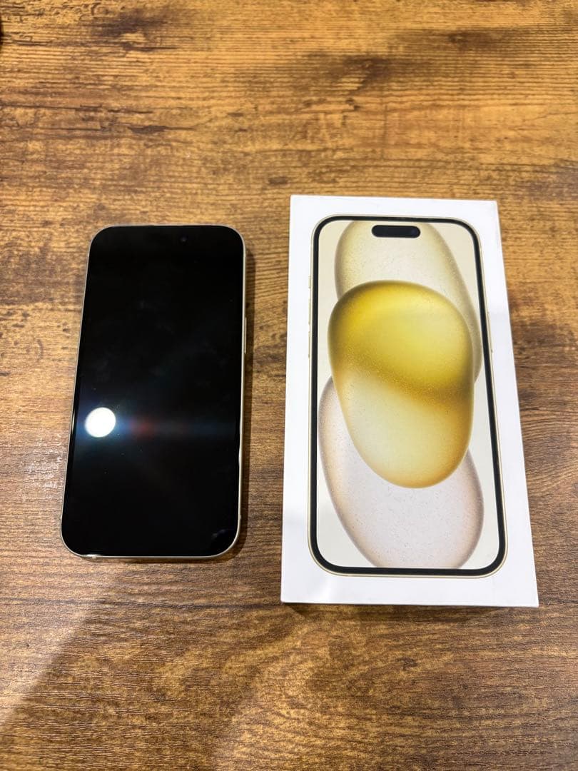 iPhone 15 128 GB YELLOW SIMフリー-激安アウトレット 買取