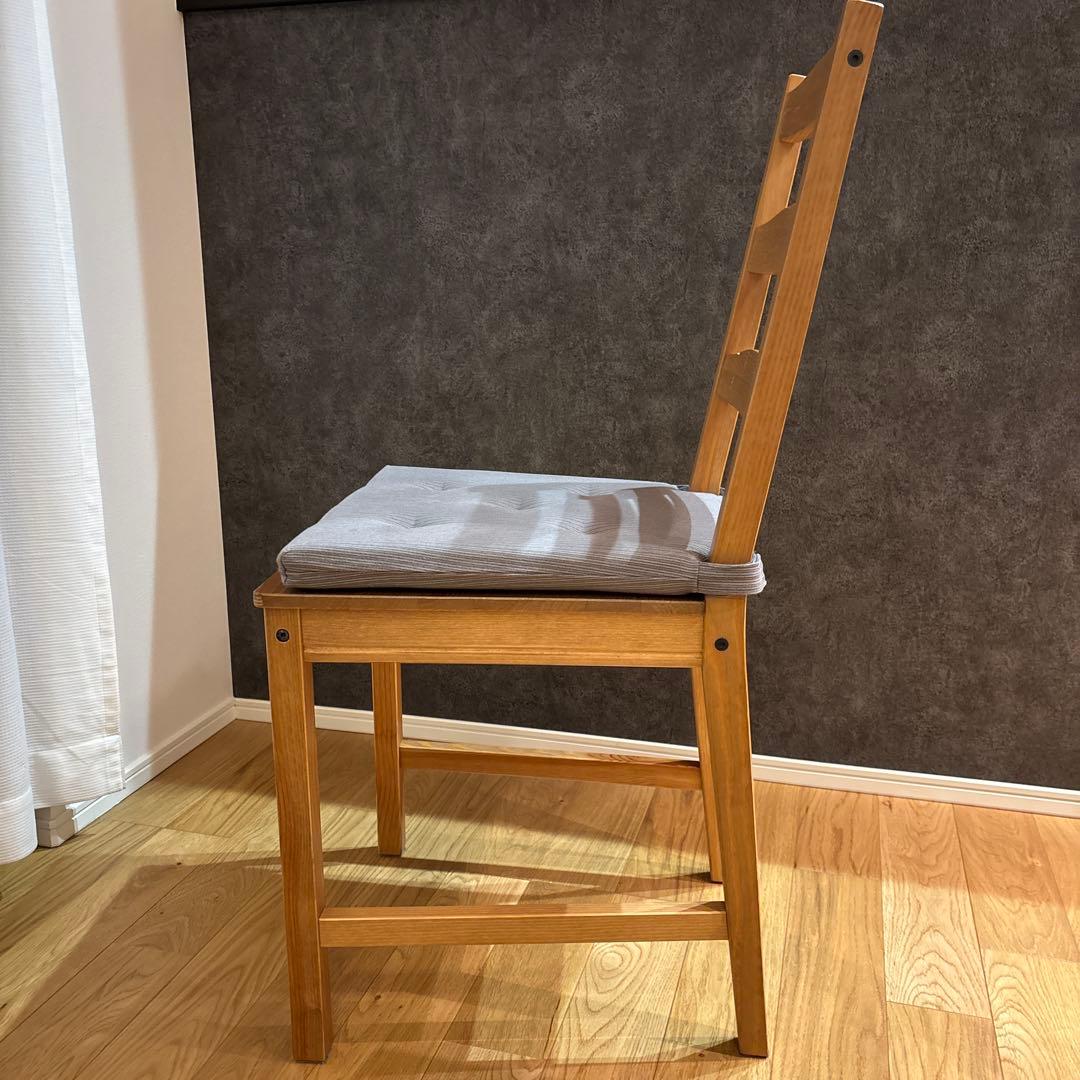 【お萩】IKEA ヨックモック　ダイニングテーブル＋椅子2脚