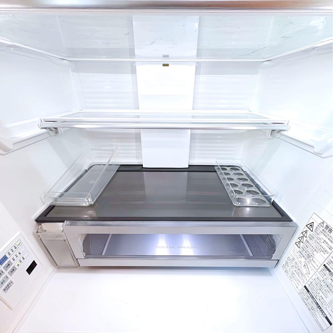 送料込引取可！パナソニックNR-F554WPX 550Lフルフラットガラスミラー