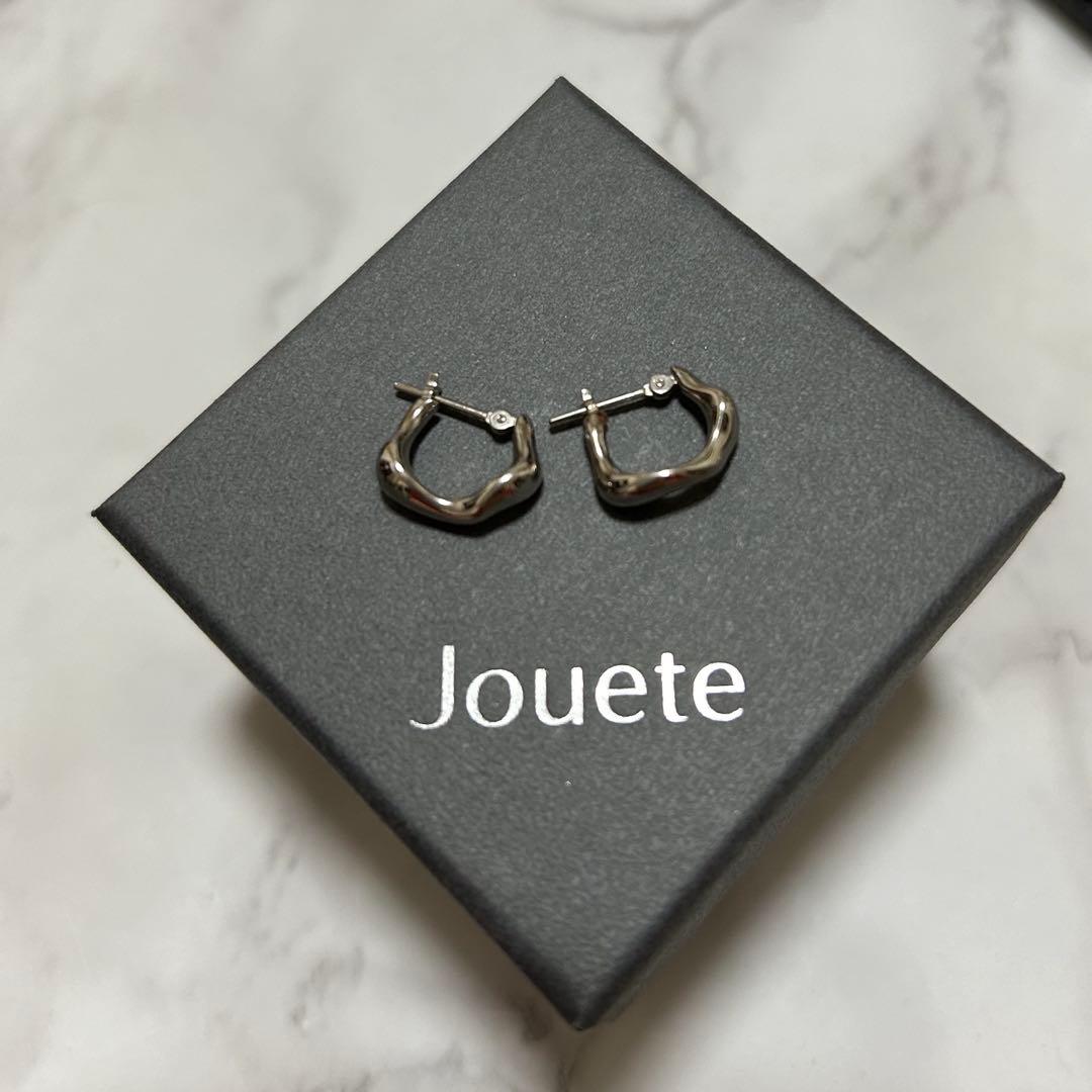 Jouete シルバー ブラック フープピアス 楽天市場】ピアス フープ