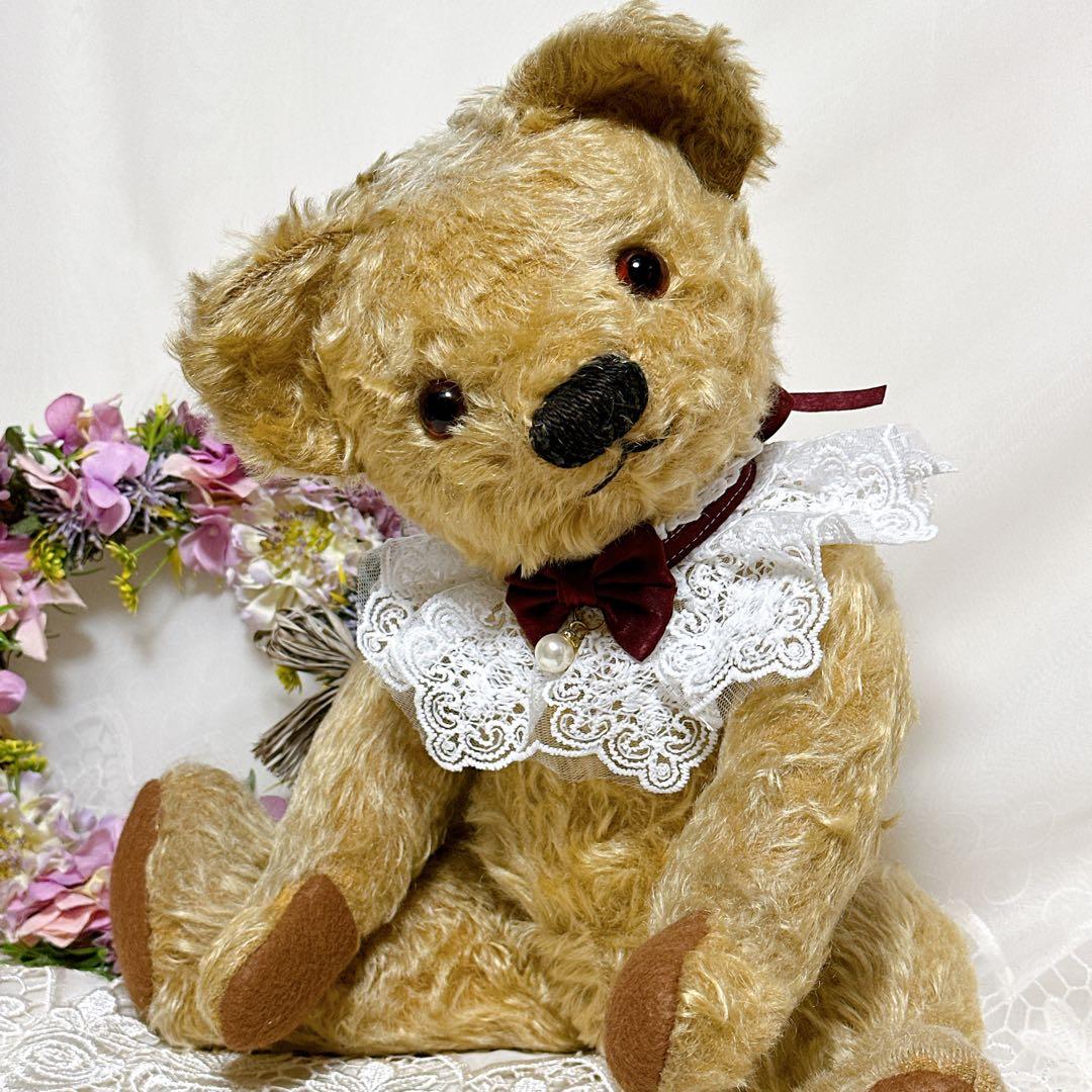 ❤️美形❤️大きめチャドバレーベア　1940's アンティークベア　テディベア