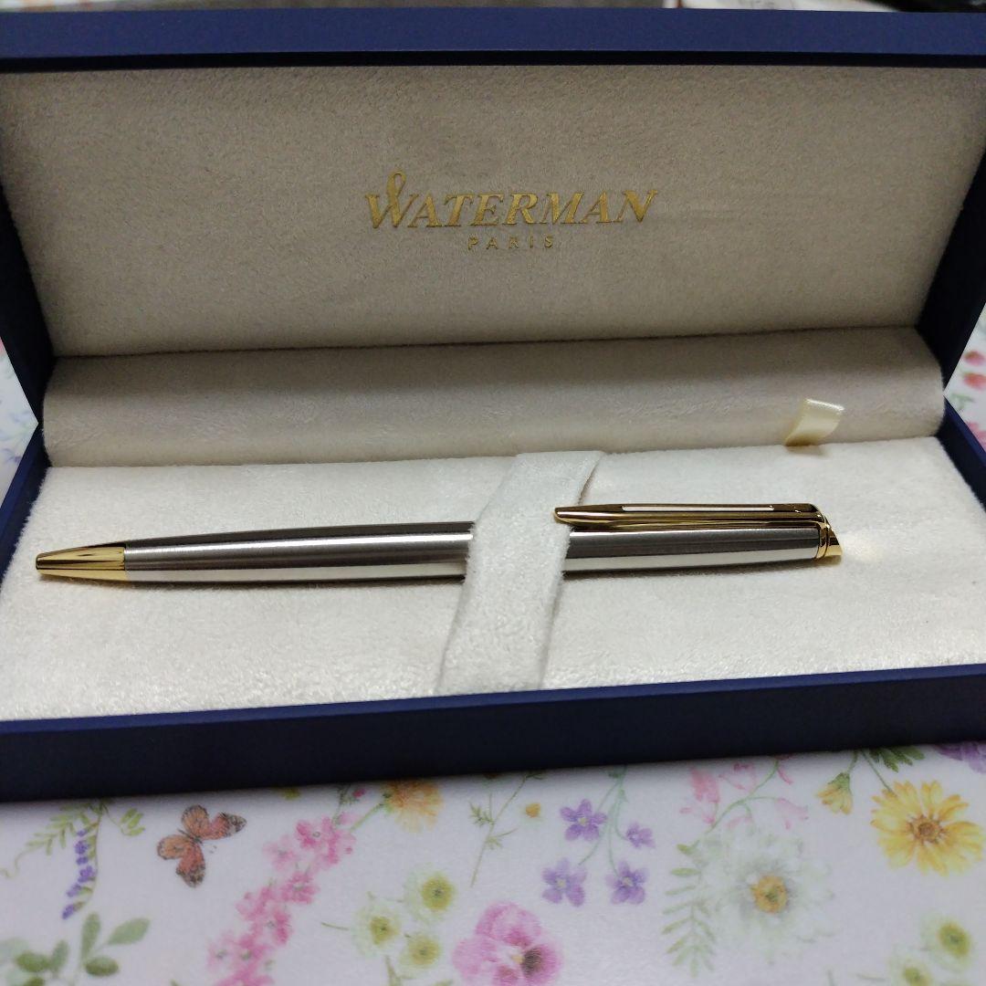 Waterman ボールペン シルバー/ゴールド - メルカリ