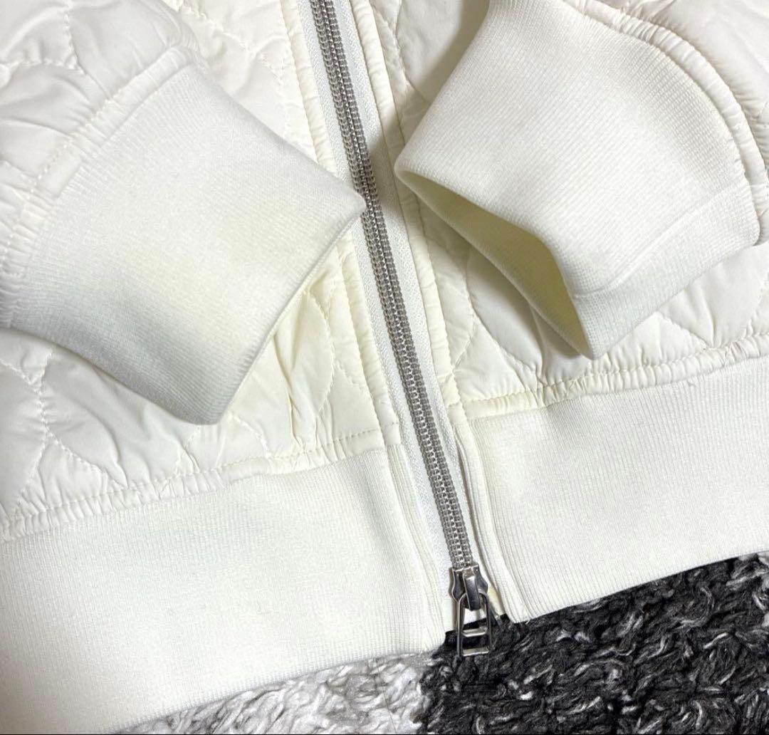 極美品　Callaway ホワイト キルティングジャケット　Lサイズ