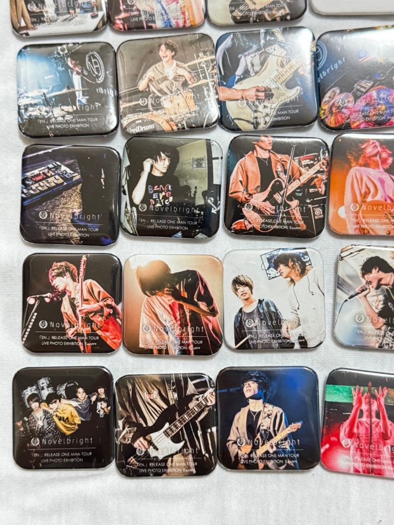 Novelbright 缶バッジ サイン入ピック 竹中雄大 圭吾