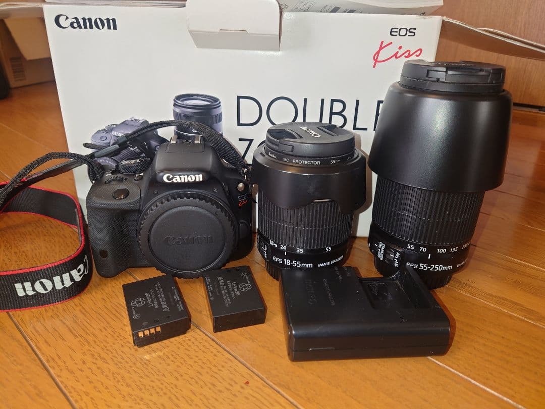 Canon EOS KISS X7 Wズームキット ブランド 品 通販