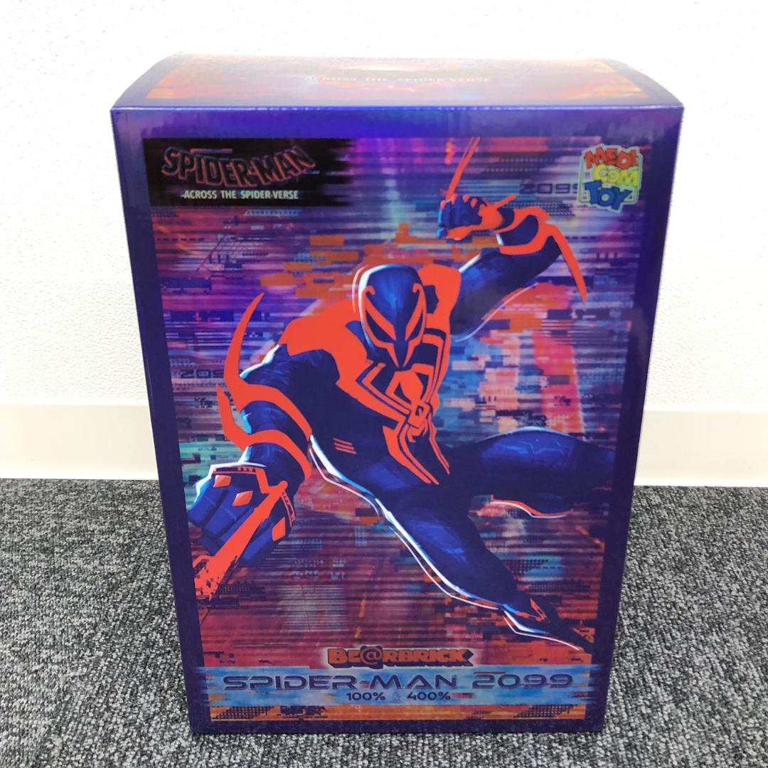 新品未開封】BS053/ベアブリック/スパイダーマン2099/100%400%