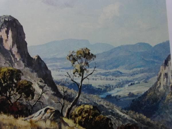 LEON HANSON（レオン　ハンソン）、風景、希少な額装用大判画集画