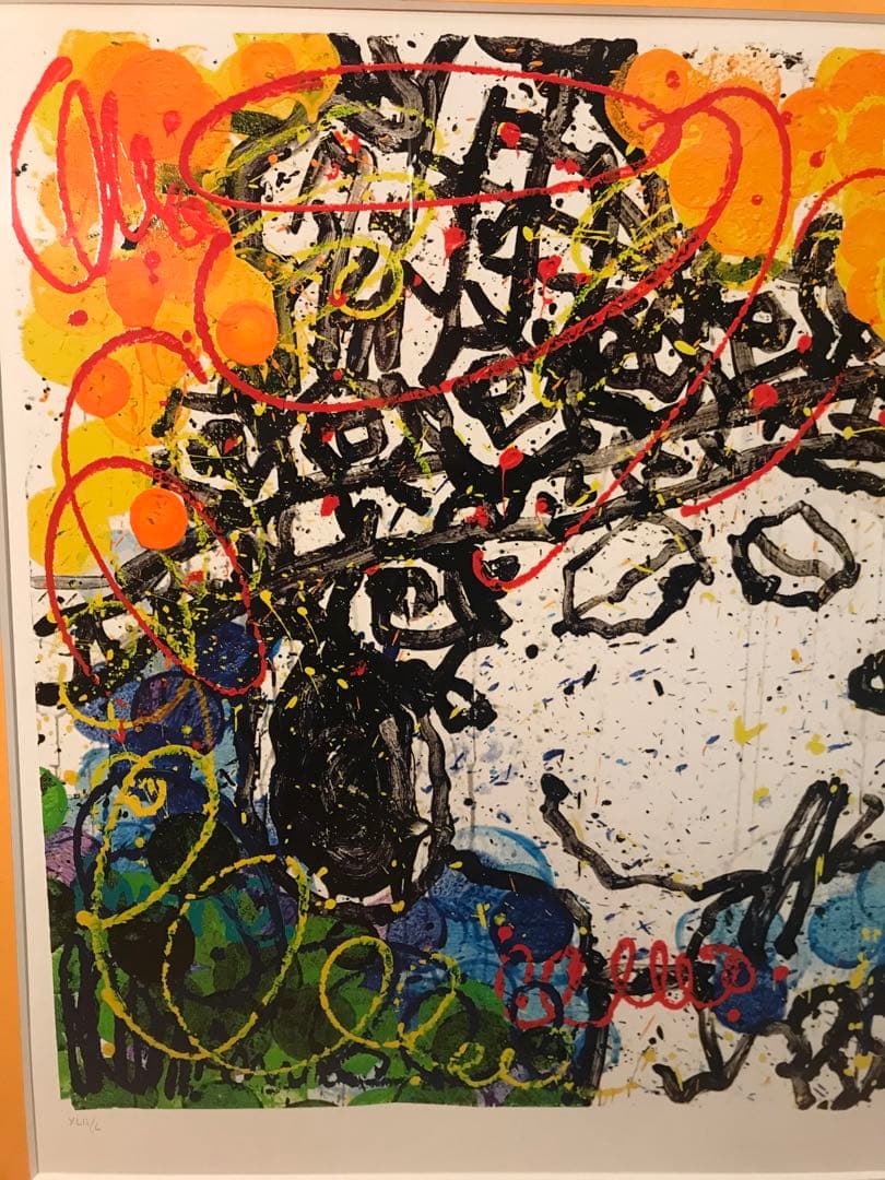 トムエバハート「Boom Shaka Laka Laka」リトグラフ作品保証書無