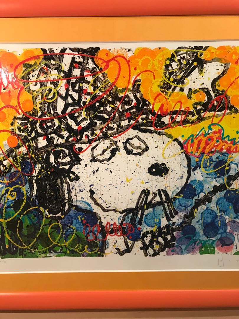 トムエバハート「Boom Shaka Laka Laka」リトグラフ作品保証書無