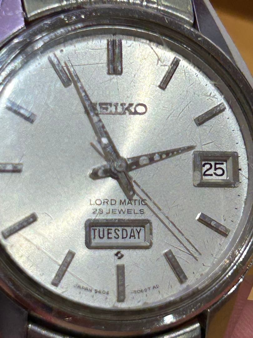 不動品　セイコー　ロードマチック　23石　5606-7060 私