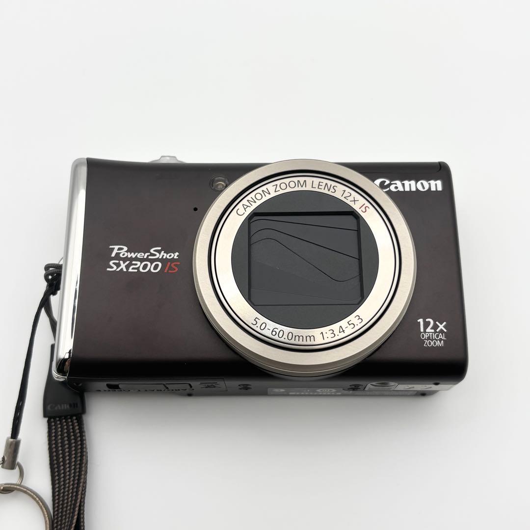 極美品 Canon Powershot SX200 IS ブラウン