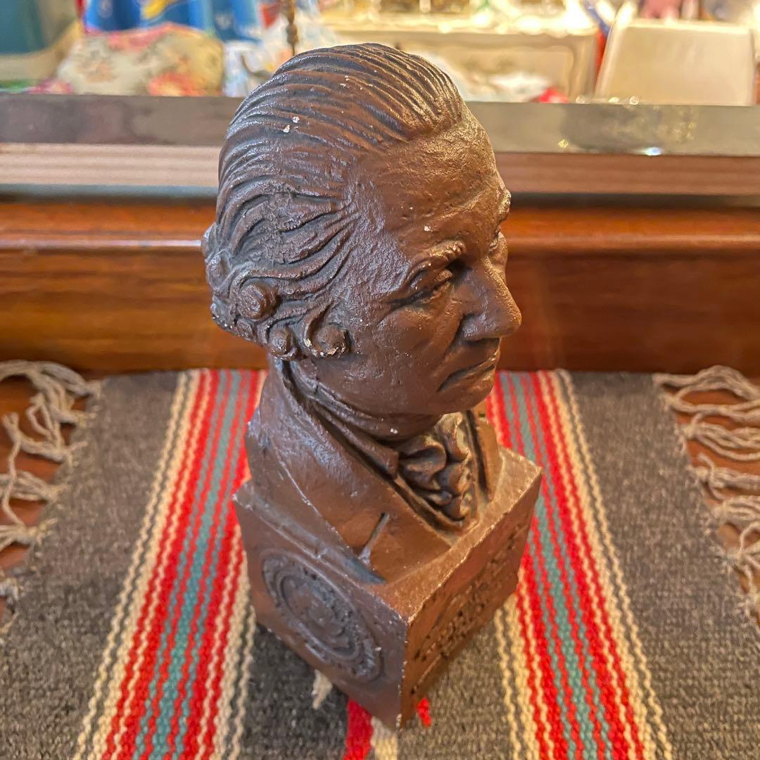 70s アメリカアンティーク ジョージワシントン大統領の胸像 USA