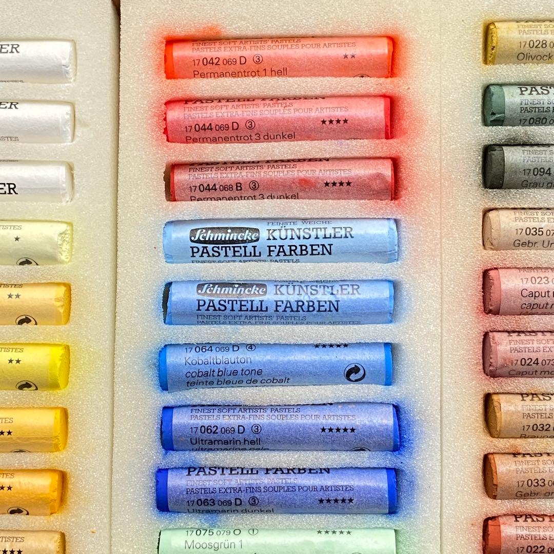 Schmincke シュミンケ ソフトパステル 木箱 45色 画材 - アート用品