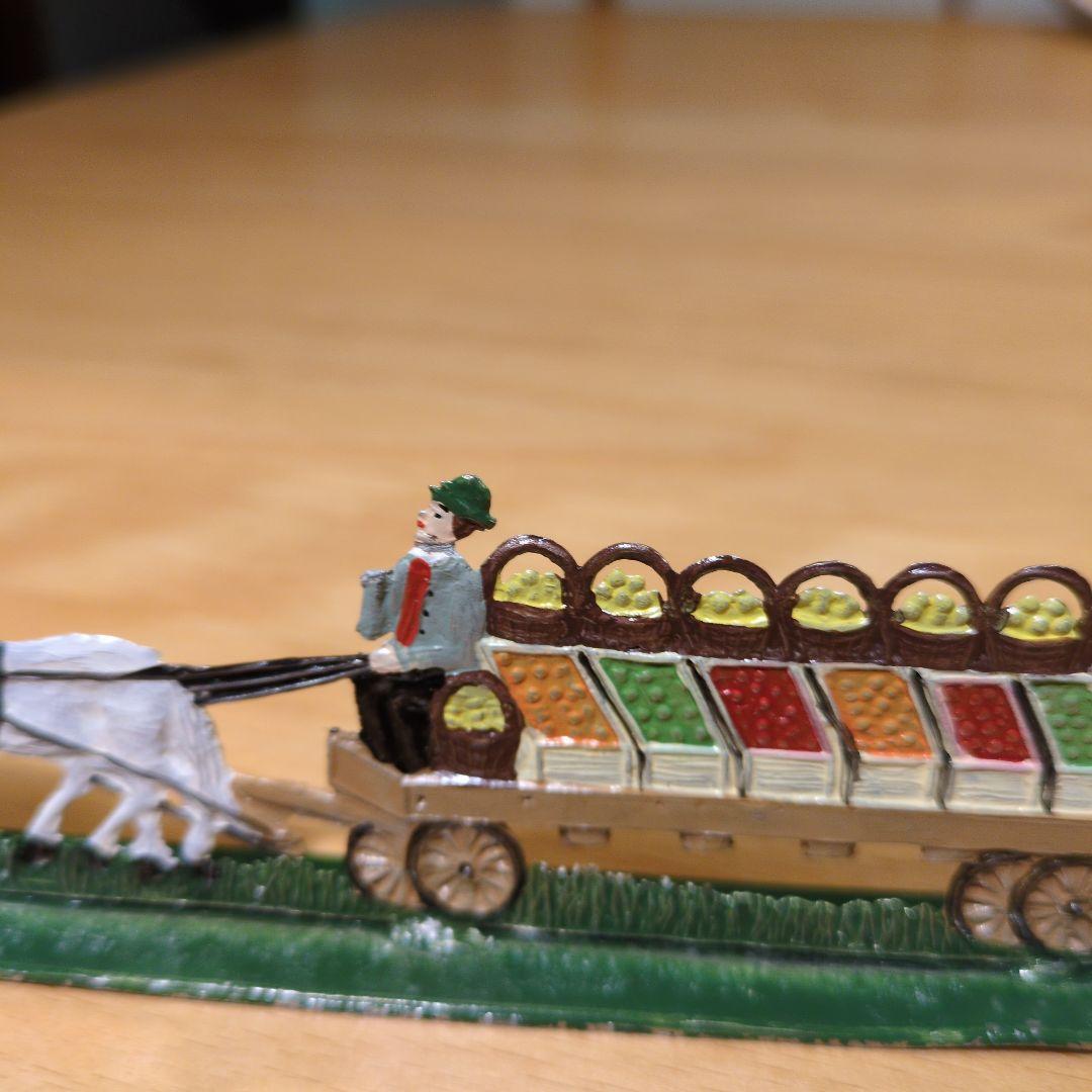エルツ バベットシュバイツァー社 錫の置物人形（果物屋馬車） - メルカリ