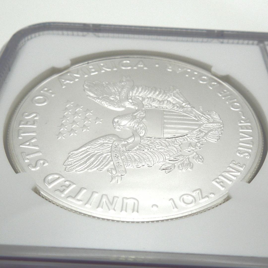 ☆最高鑑定 NGC 2017 アメリカ シルバーイーグル 銀貨 MS70 FDI