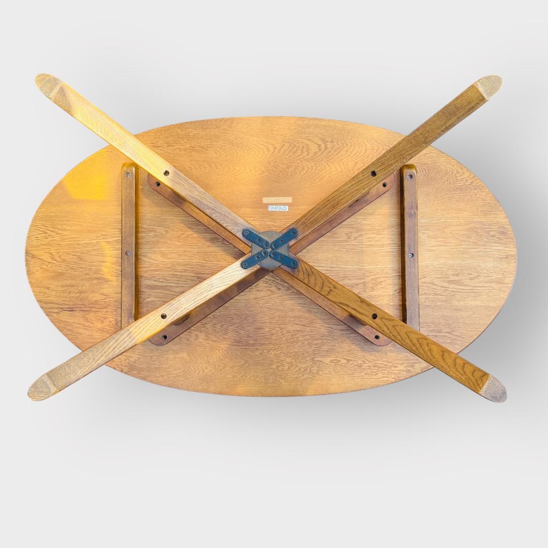 カリモク家具 Chitano（チターノ) 楕円形ローテーブル カリモク家具